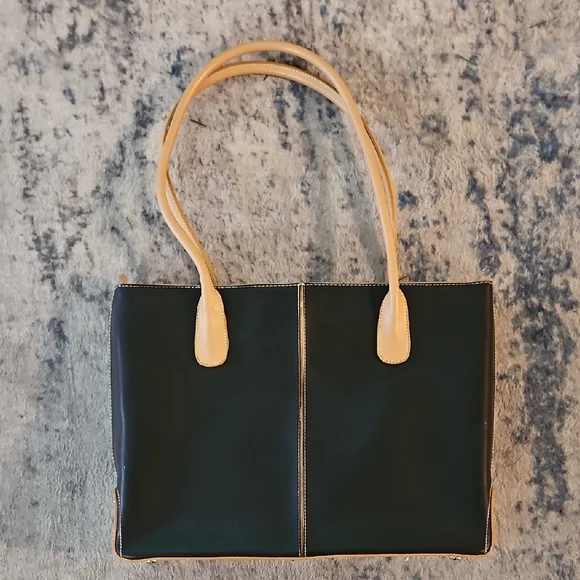 Tod's Black and Tan Leather Lady Di Vintage Tote - Picture 4 of 14